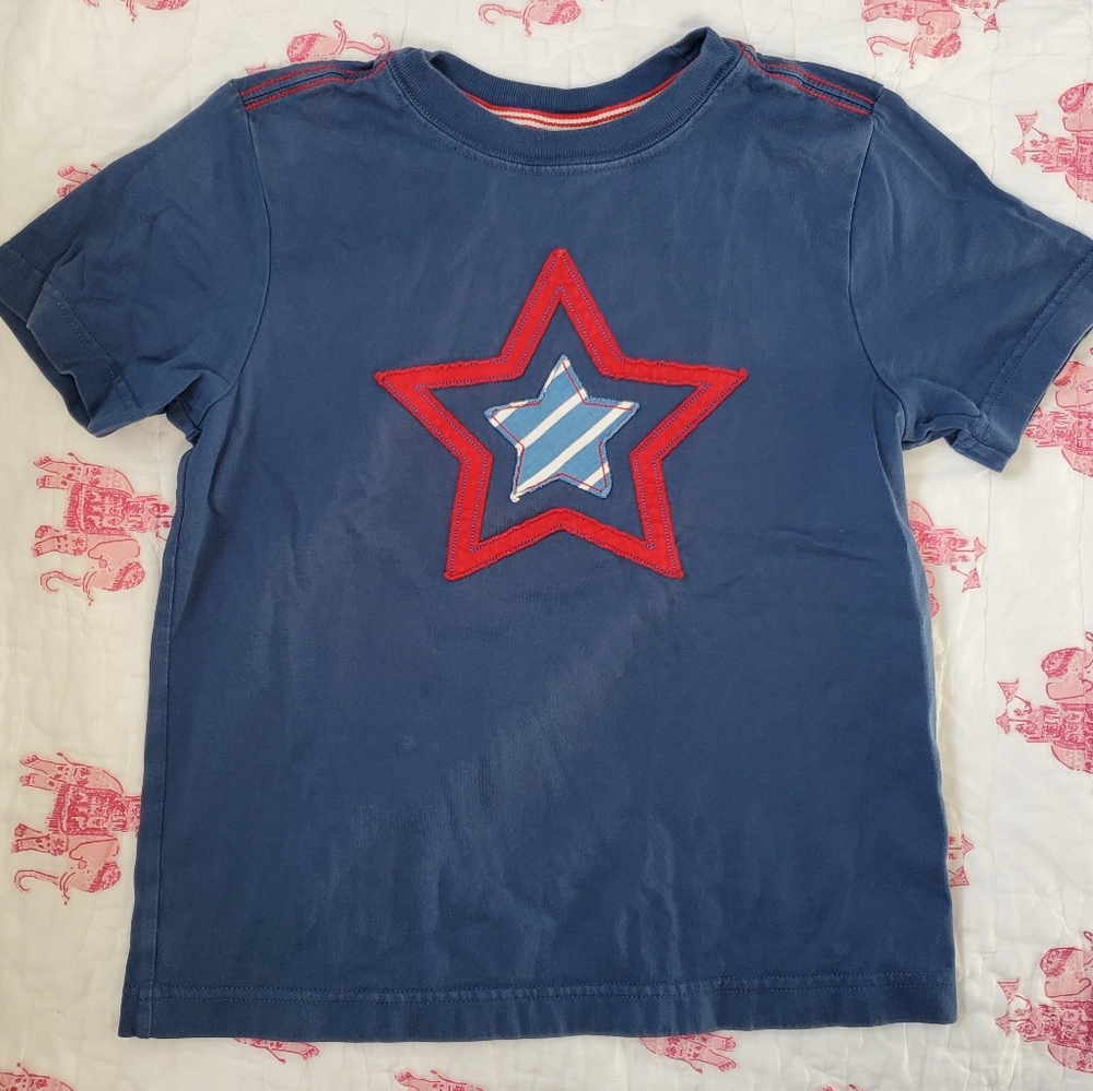 Hanna Andersson applique short-sleeve shirt